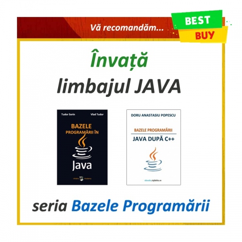 PACHET limbajul de programare JAVA (2 carti in format electronic, ebooks)