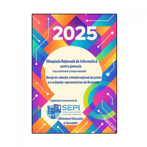 ONI Gimnaziu, Etapa judeteana si etapa nationala - Baraj Juniori 2025