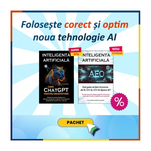 Inteligenta Artificiala - 2 carti super utile pentru incepatori (eBooks)